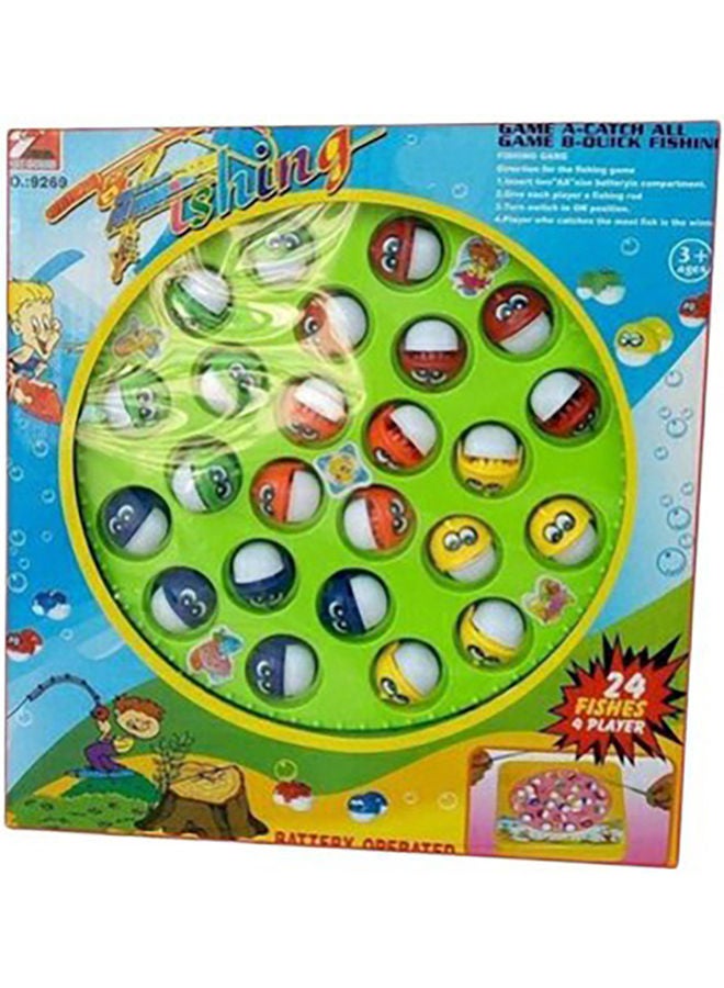 24-Fish Fishing Board Game