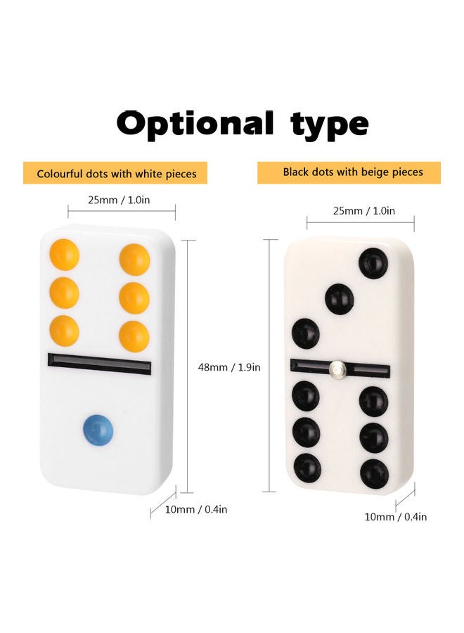 28 Piece Dominoes Blocks Set