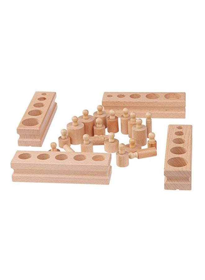 Wooden Cylinder Socket Educational Toy