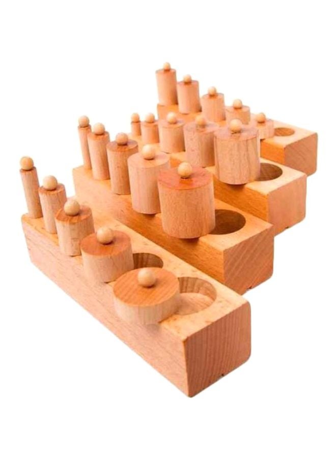 Wooden Cylinder Socket Educational Toy