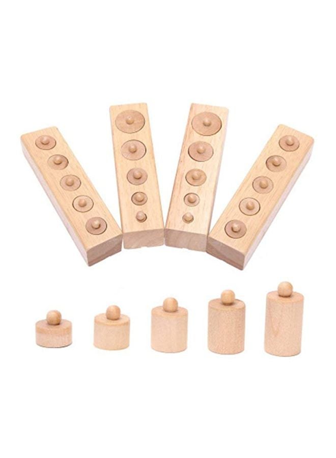 Wooden Cylinder Socket Educational Toy