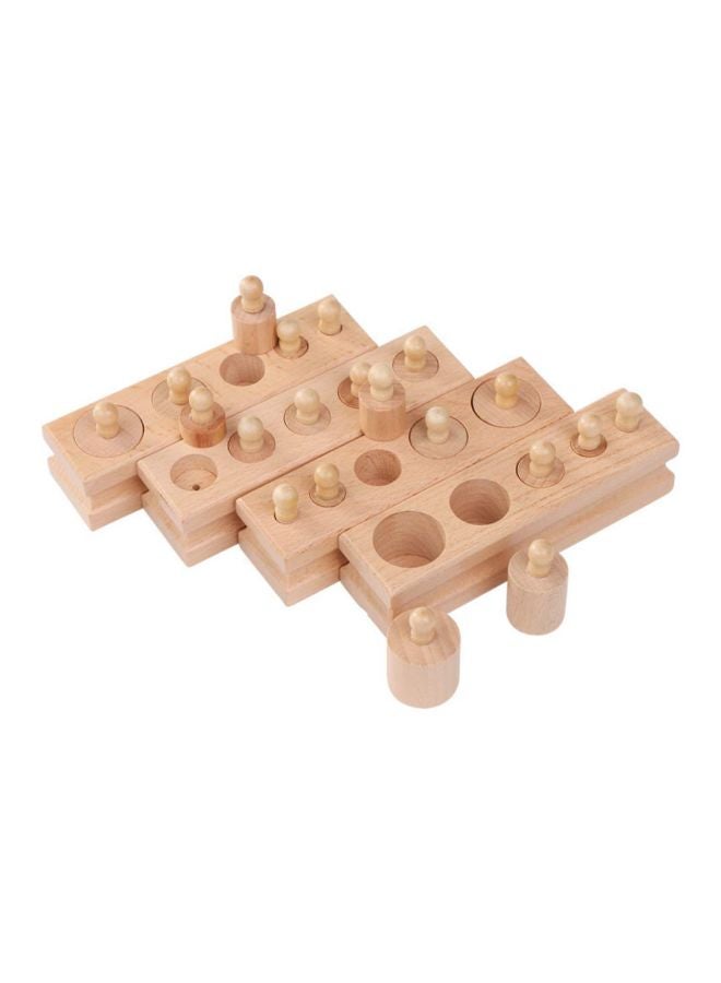 Wooden Cylinder Socket Educational Toy