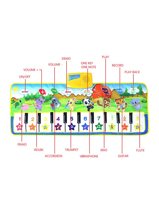 Musical Piano Mat Touch Carpet Toy