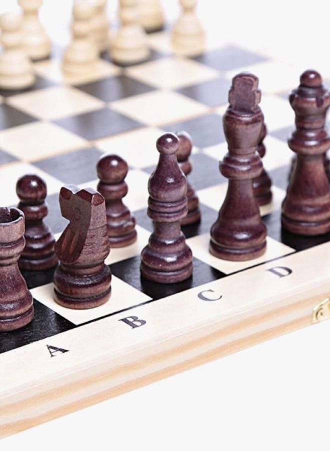 Wooden Chess Set 37.5 x 37.5cm