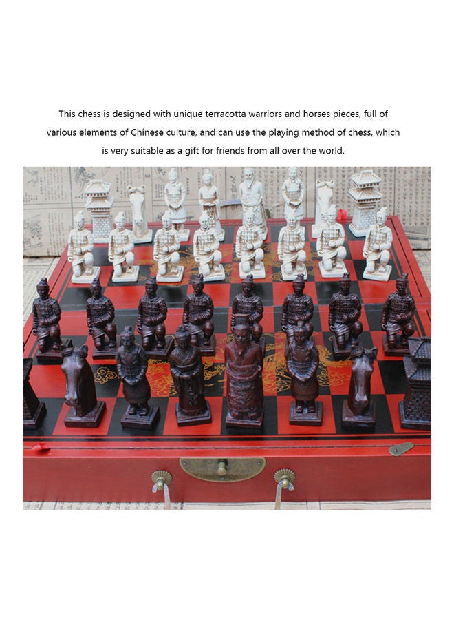 Wooden Folding Big Chess Set