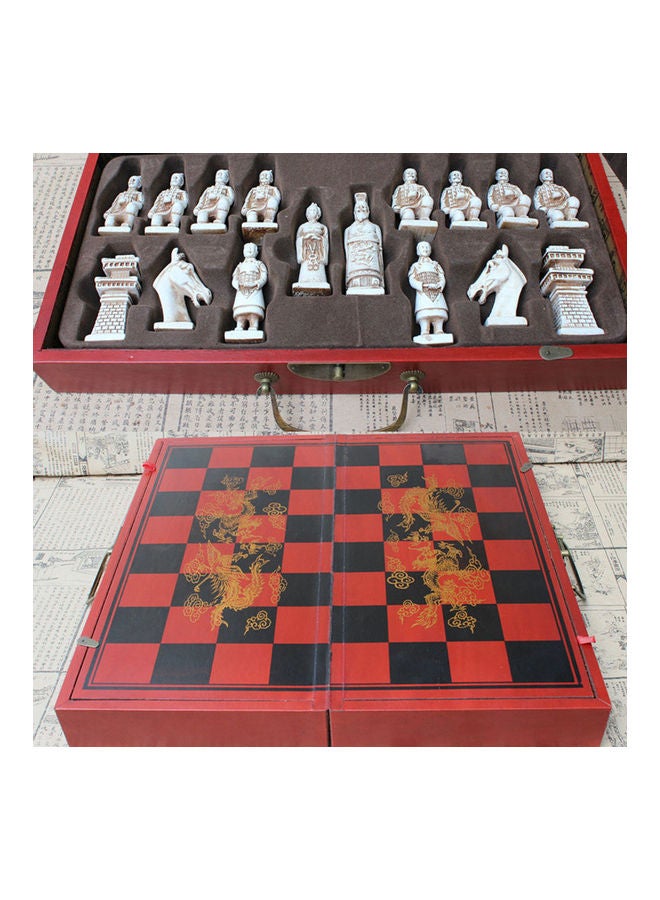 Wooden Folding Big Chess Set