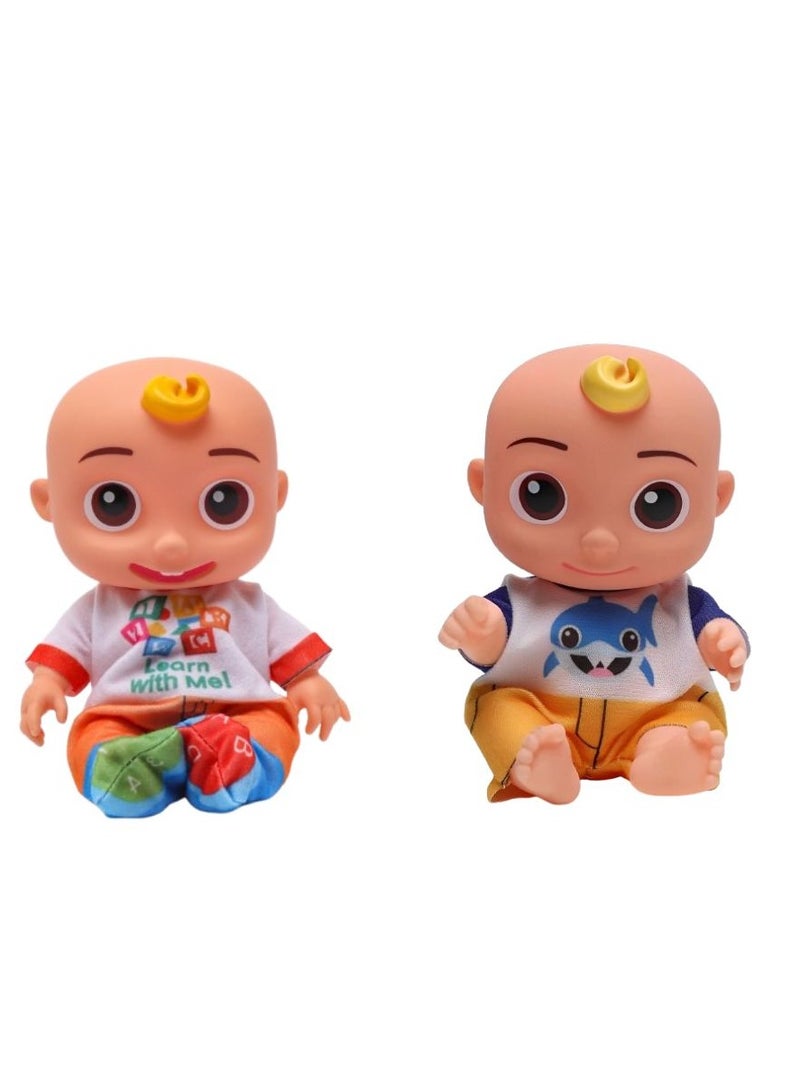 2PCS Music Doll Toy JJ Plush Doll - Singing, Talking, Interactive Learning Toys for Kids