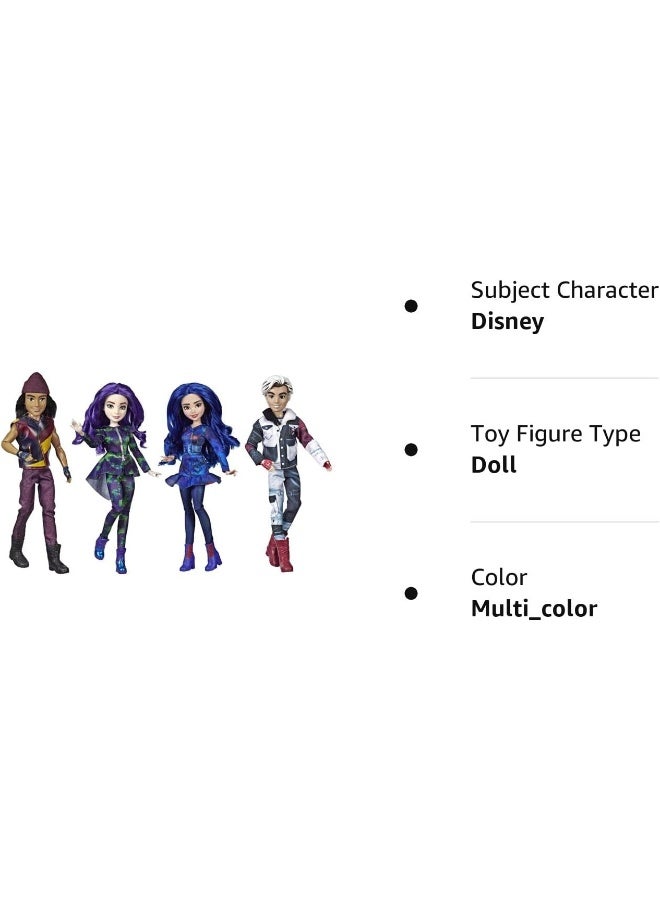 Disney Descendants 3 Isle of The Lost Collection 4 Pack Dolls