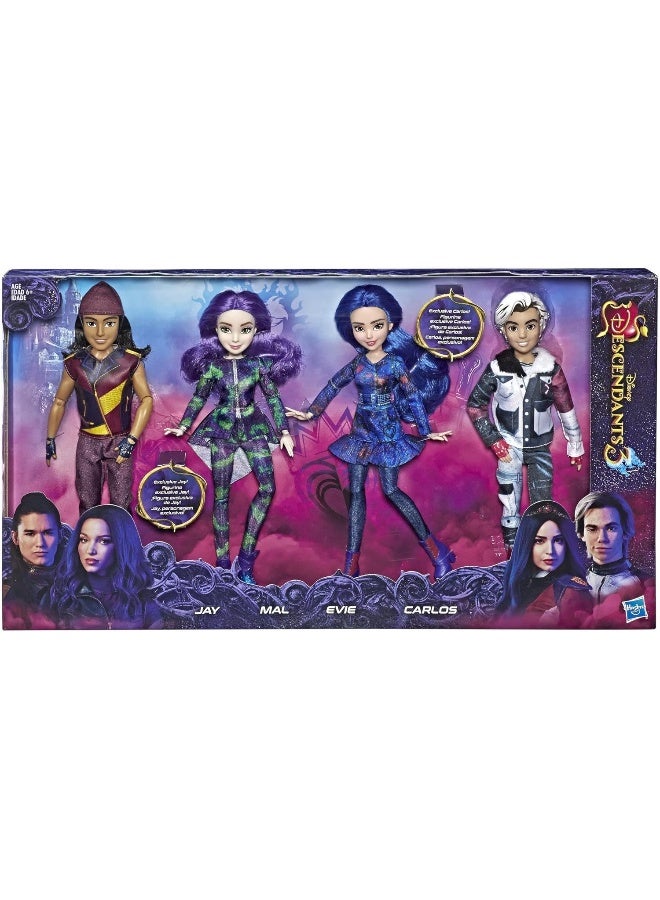 Disney Descendants 3 Isle of The Lost Collection 4 Pack Dolls