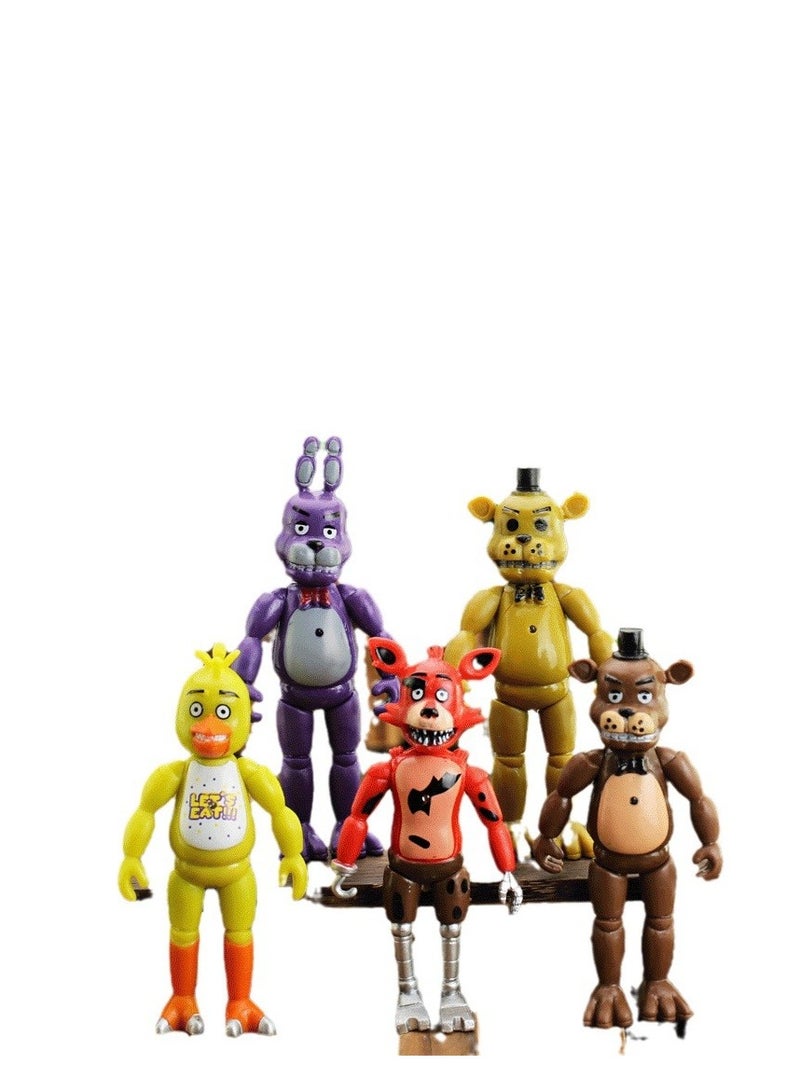 5-Piece Five Nights At Freddy's Theme Toy Set