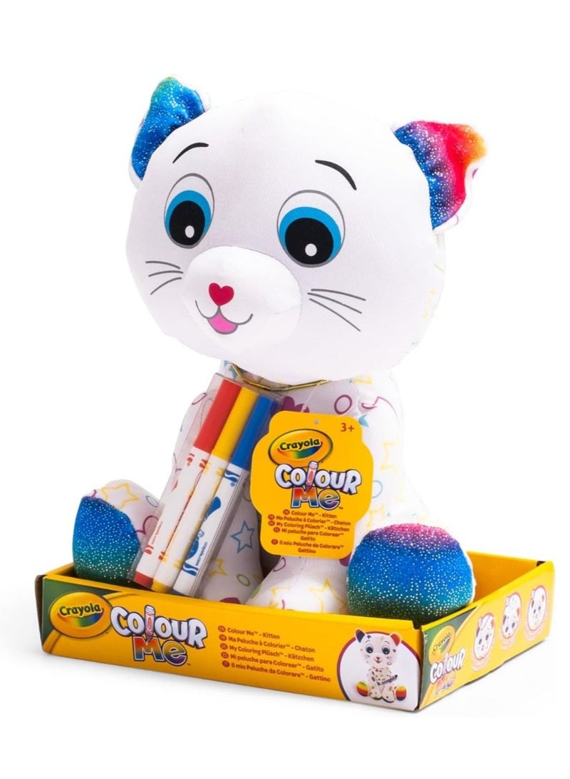 Crayola Colour Me Plush Cat