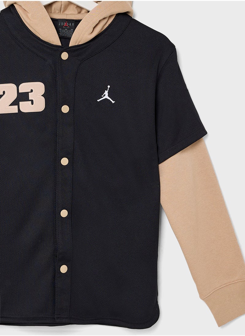 Youth Jordan Jumpman  Baseball Hoodie