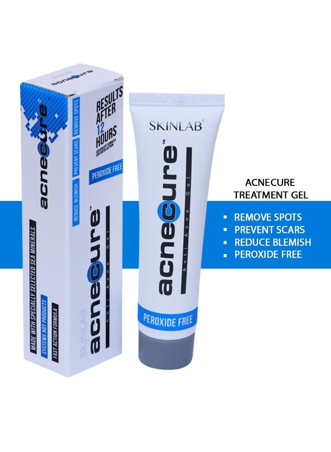 COMBO PACK Acne Facial Cleanser and Acne Treatment Gel | Advanced Formula | Peroxide Free | Remove Spots | Prevent Scars | Reduce Blemish