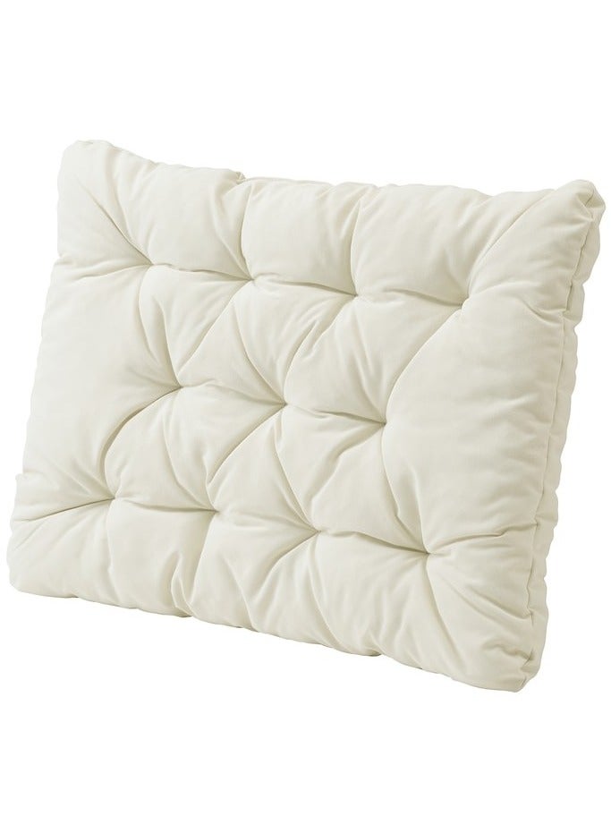 Back cushion, outdoor, beige, 62x44 cm