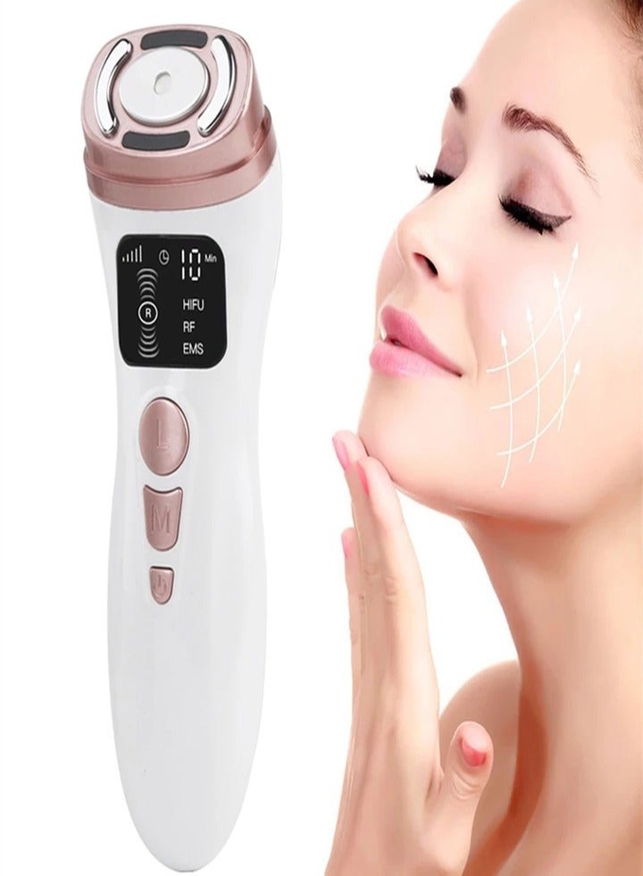 New upgraded second generation, mini handheld ultrasonic knife, beauty instrument micro-current facial lifting and firming massager, suitable for female chin, neck and eyes