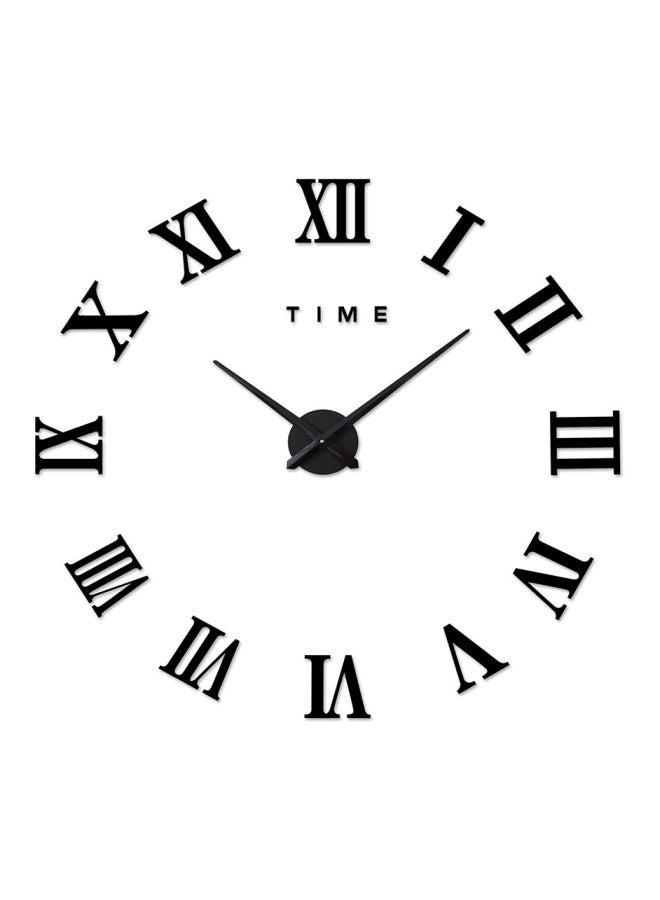 Decorative Wall Clock Black