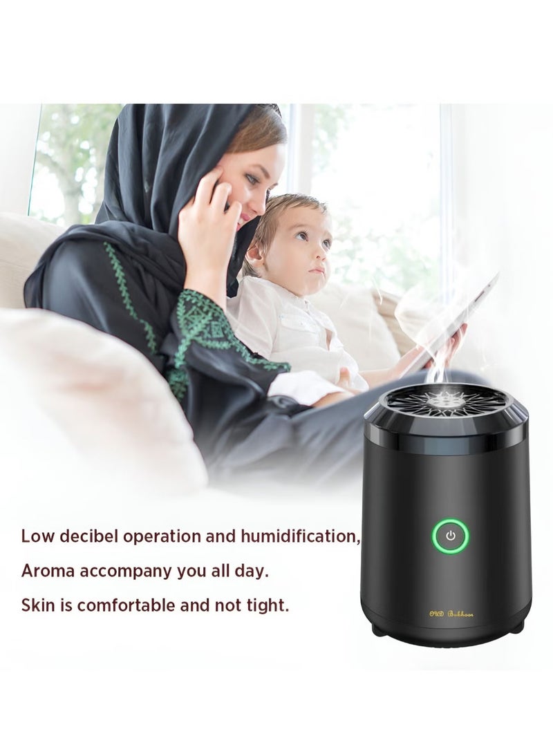 Electric Mini Incense Burner Portable USB Rechargeable Aroma Diffuser