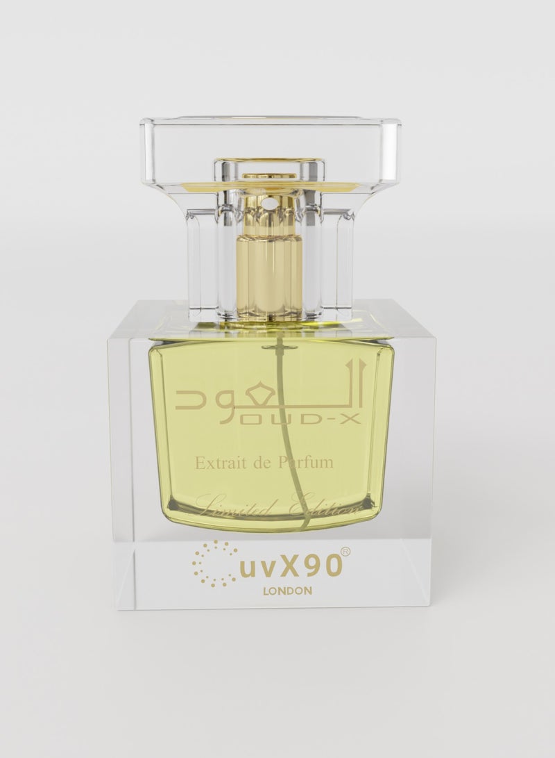 Oud-X Parfum by uvX90 London Extrait De Parfum 50 ML | Limited Edition