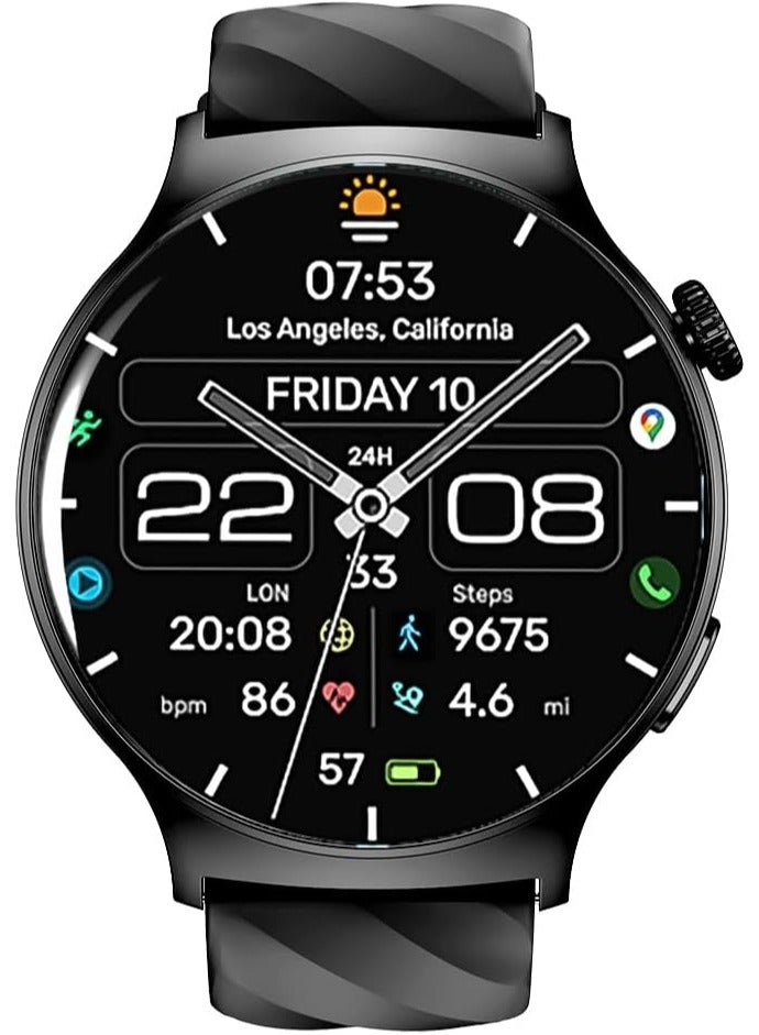 Faster Nerv Watch 3 Pro- Smart Watch with AI Voice Control and Multiple Sports Mode, Monitors Heart Rate, Stress, and Sleep- Smart Watches for Men and Women with 1.43 Inches Always On Display