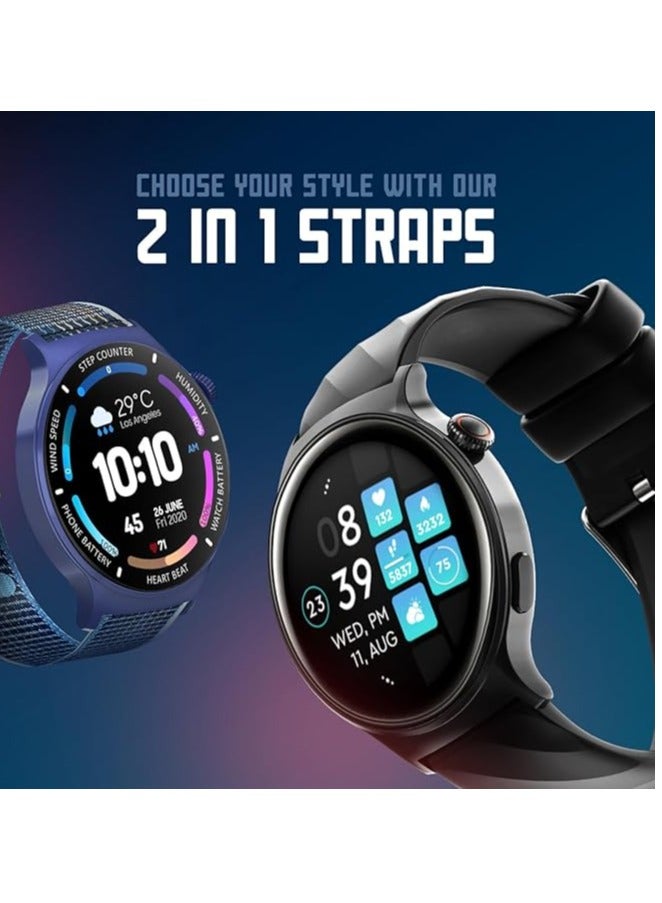 Faster Nerv Watch 3 Pro- Smart Watch with AI Voice Control and Multiple Sports Mode, Monitors Heart Rate, Stress, and Sleep- Smart Watches for Men and Women with 1.43 Inches Always On Display