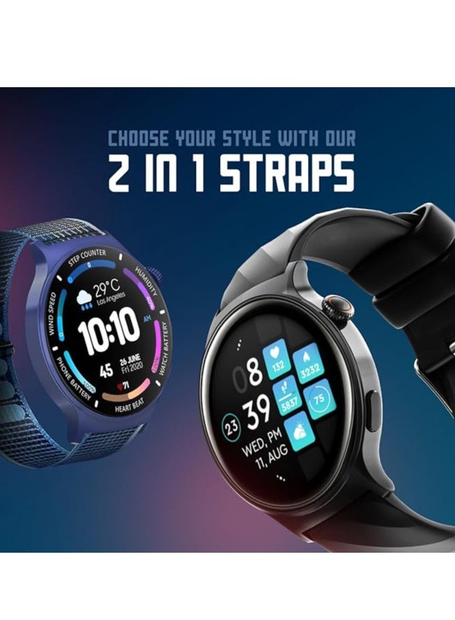 Faster Nerv Watch 3 Pro- Smart Watch with AI Voice Control and Multiple Sports Mode, Monitors Heart Rate, Stress, and Sleep- Smart Watches for Men and Women with 1.43 Inches Always On Display