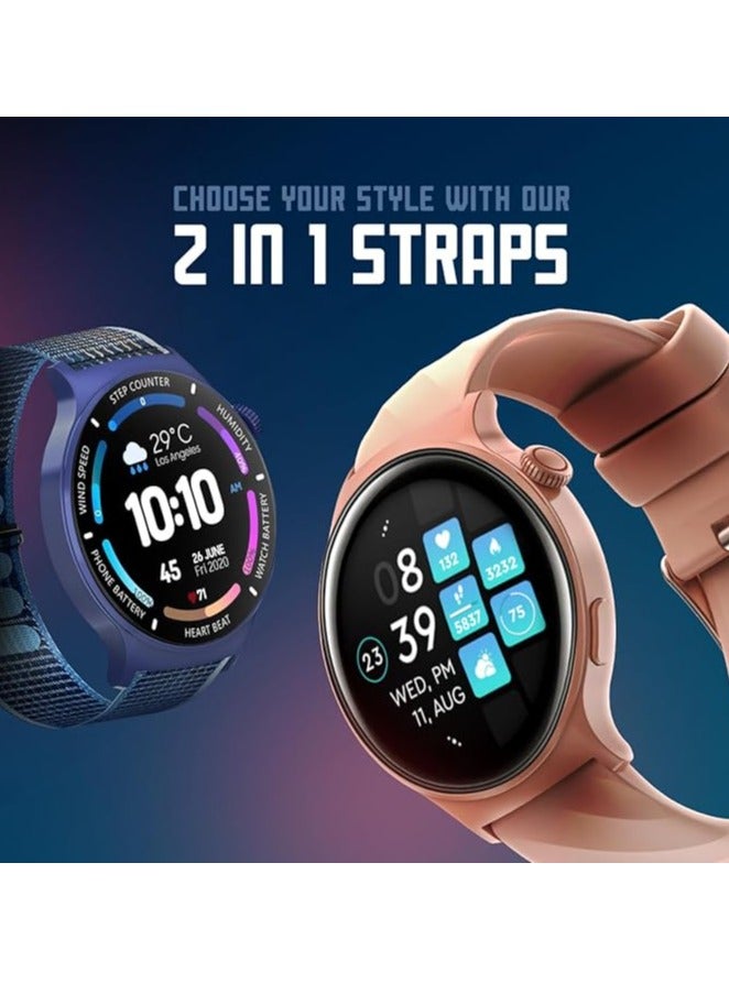 Faster Nerv Watch 3 Pro- Smart Watch with AI Voice Control and Multiple Sports Mode, Monitors Heart Rate, Stress, and Sleep- Smart Watches for Men and Women with 1.43 Inches Always On Display