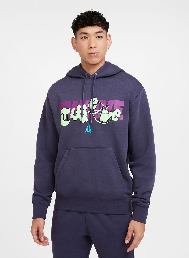 Logo Club Printed Hoodie