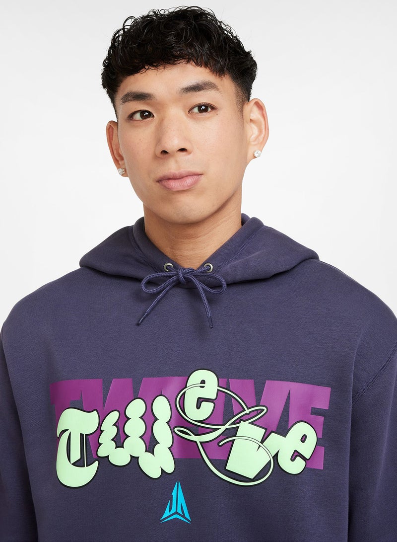 Logo Club Printed Hoodie