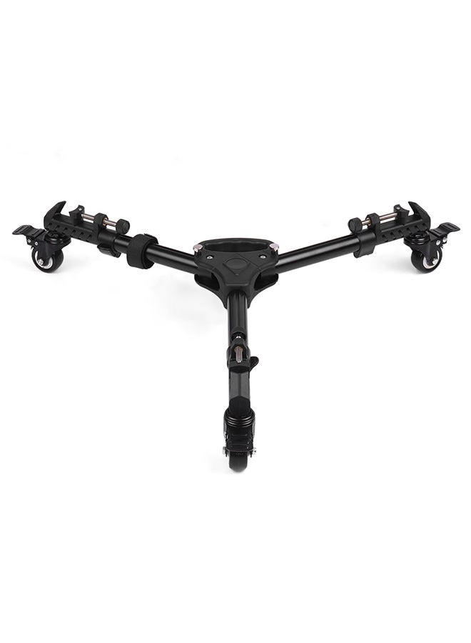 Tri-Wheel Tripod Dolly Black