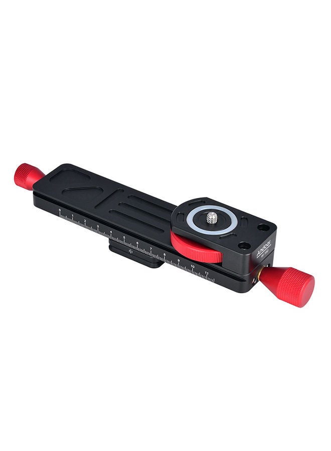 2-Way Focusing Slider Tripod Head Black/Red