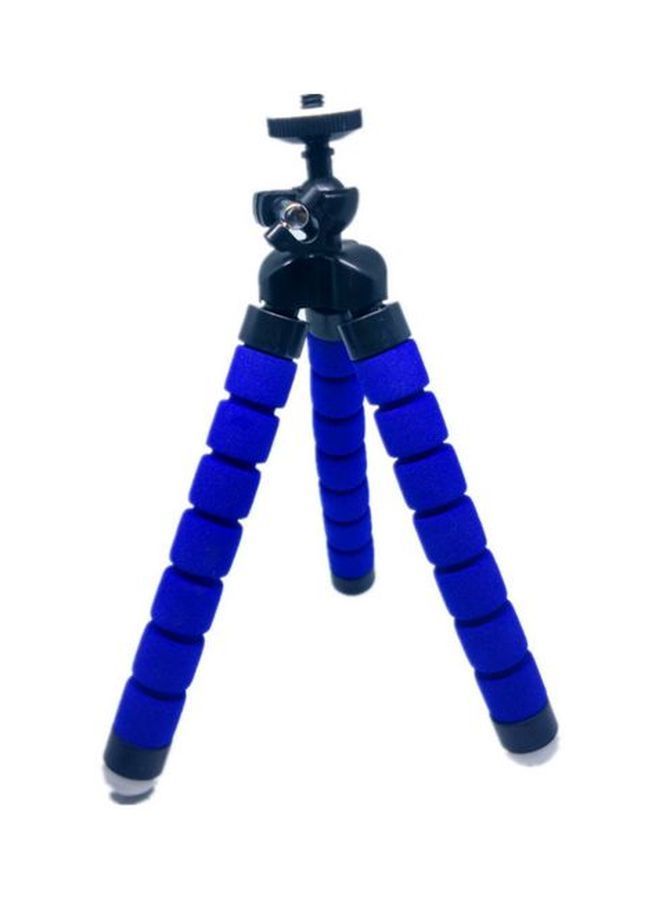 Mini Flexible Sponge Octopus Tripod Blue/Black