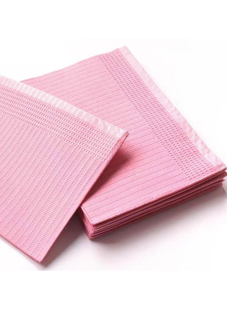 Disposable Nail Art Table Towels 40Pcs, Disposable Dental Bibs Sheets Cloths, Waterproof Table Covers Clean Pad, 13