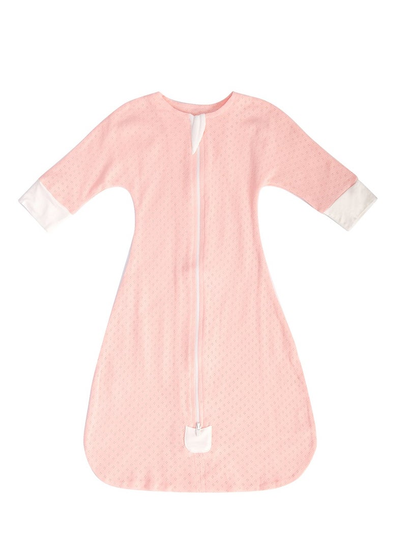 Tiny Toes - Baby Girls Solid Long Sleeves Swaddle - Pink