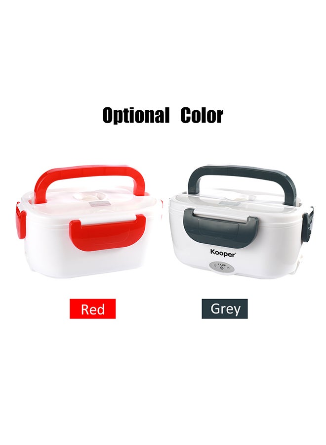 Multifunctional Breathable Electric Heating Lunch Box White/Grey 620grams