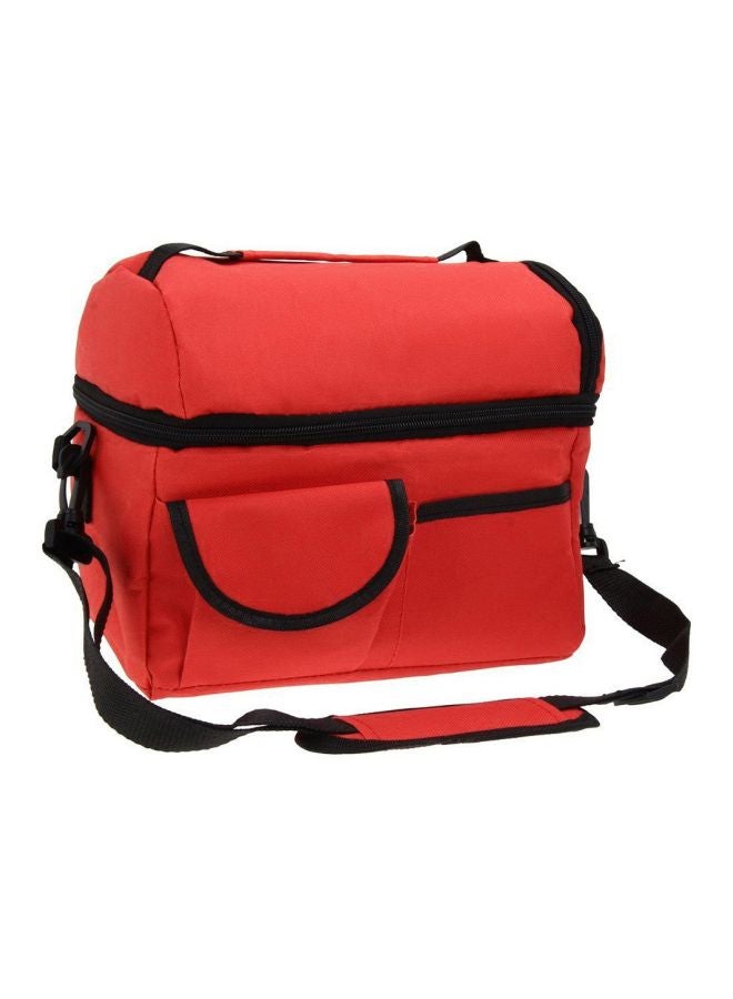 Insulated Lunch Bag Red/Black 10.24x9.45x6.30inch