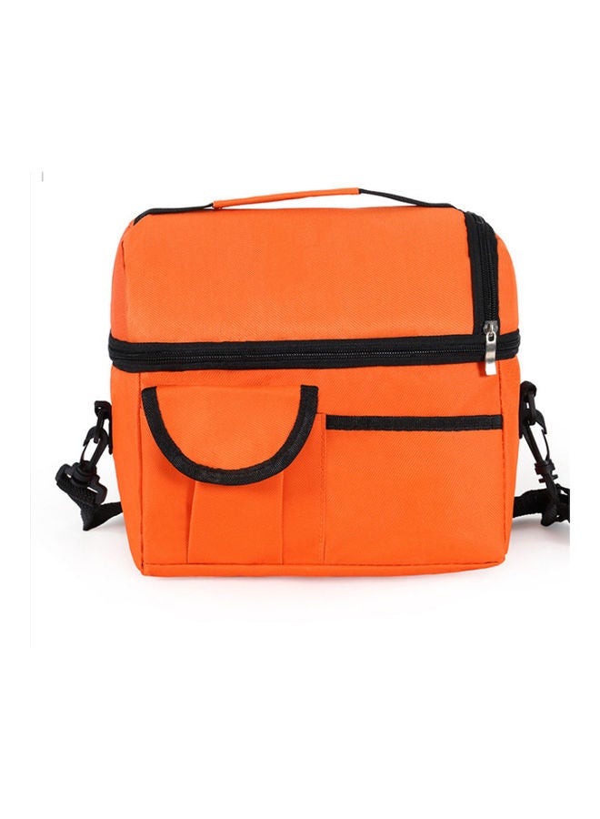 Insulated Lunch Bag Orange 26x3x23cm