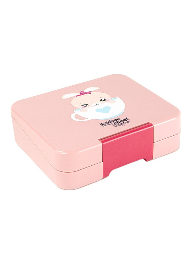 Rainbow Skool - 4 Compartment Mini Lunchbox - Pink Bunny Cupcake