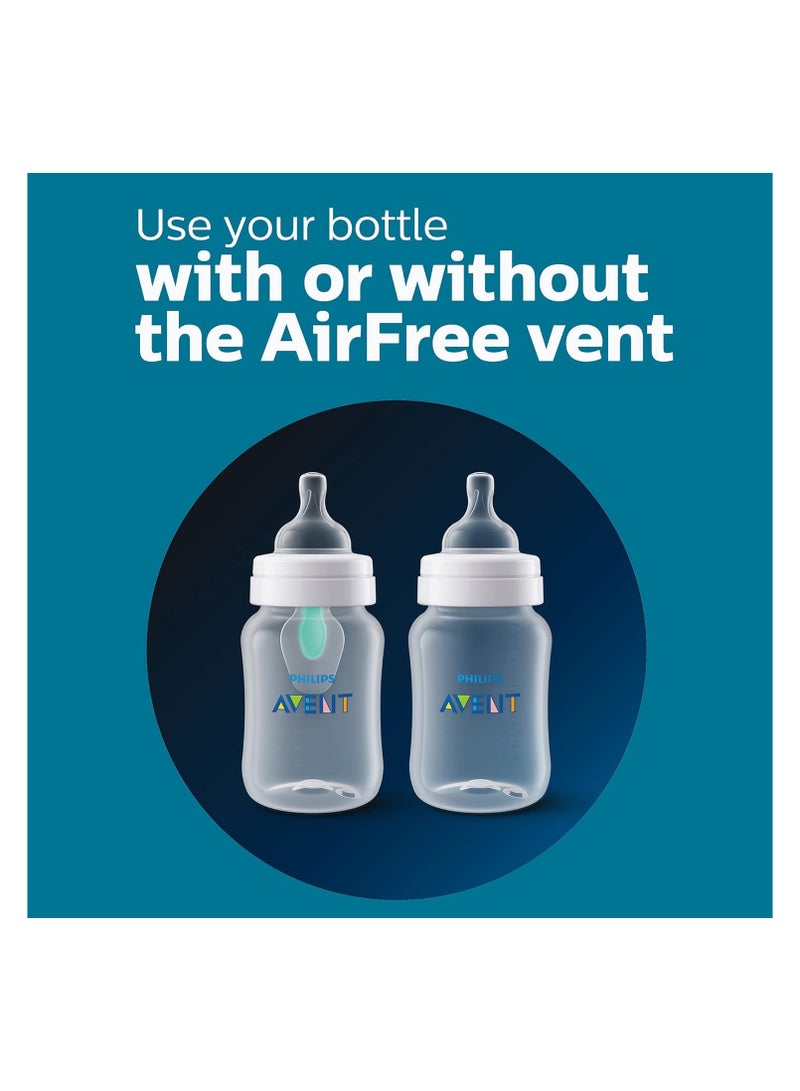 Pack Of 4 Anti Colic Baby Bottles With AirFree Vent, 4Oz