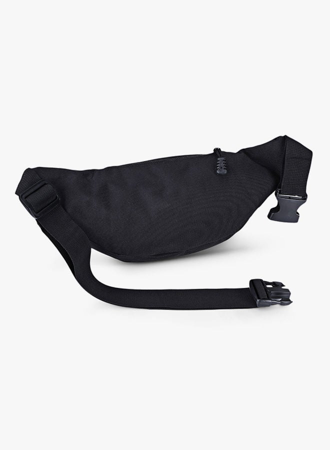 Zipped Closure Waistpack Black