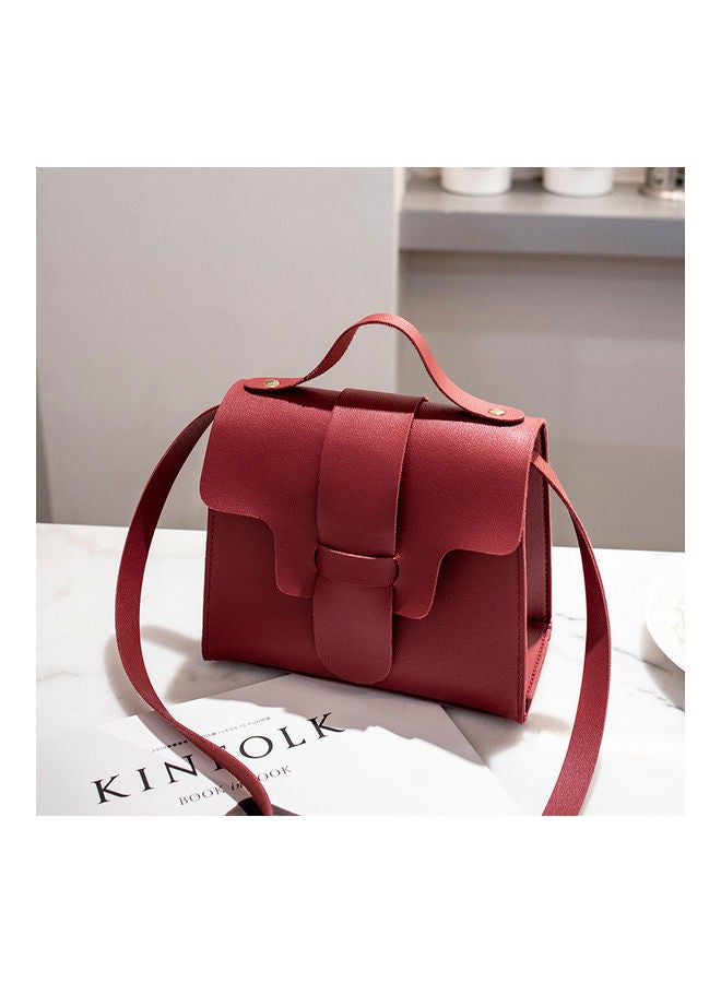 PU Crossbody Bag Red