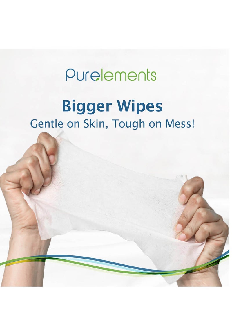 Purelements - Aloe Natural 99.9% Water Wipes - Pack of 12 - 768pcs