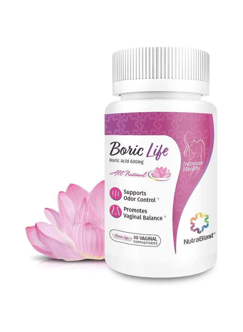 Boric Acid Suppositories Intimate Health Support