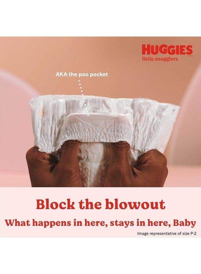 Huggies Newborn Diapers, Little Snugglers Baby Diapers, Size Newborn (up to 10 lbs), 128 Count