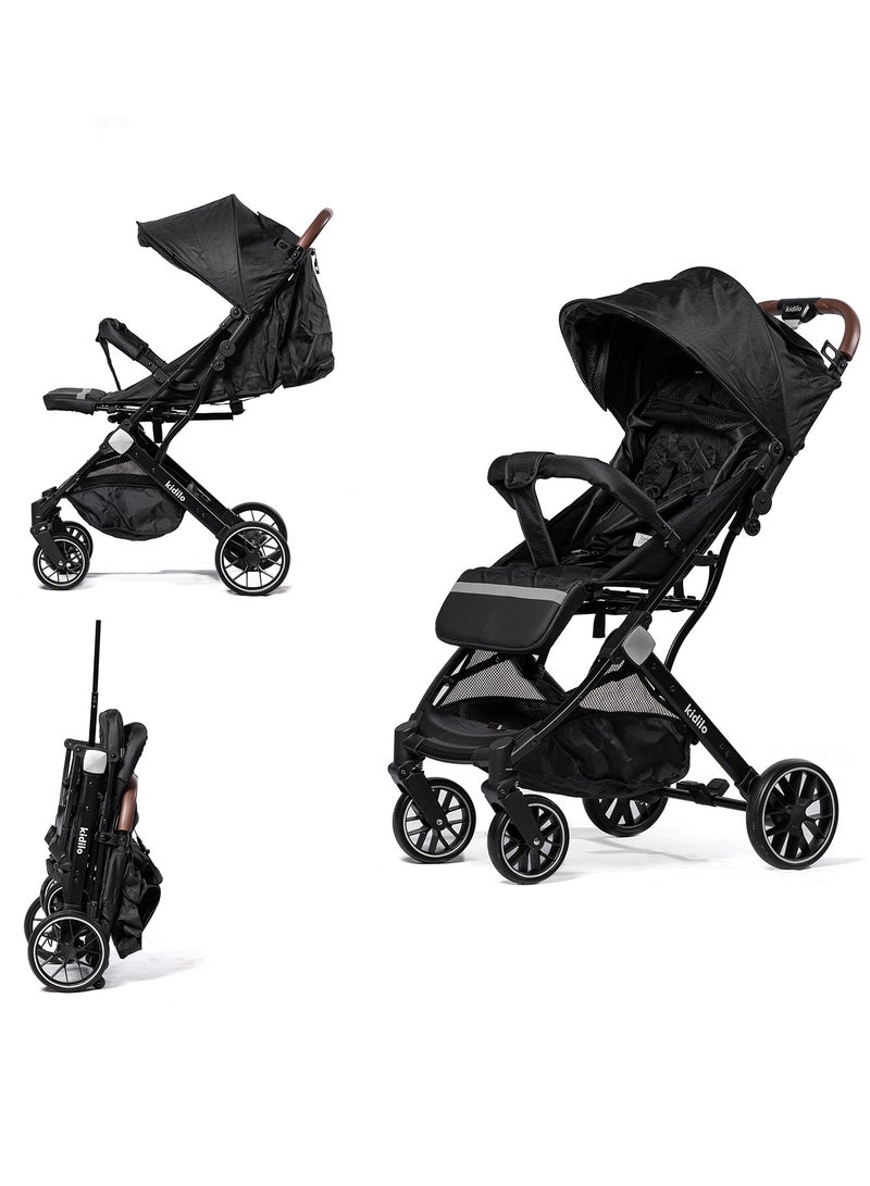 KIDILO Lightweight & Compact Travel Stroller – Comfortable, Foldable Stroller for Infants & Toddlers Up to 4 Years | Perfect Baby Travel Gear, Umbrella Stroller