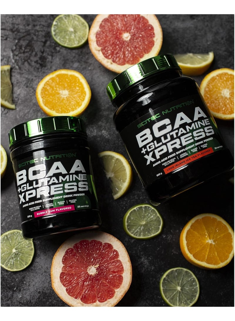 BCAA + Glutamine Xpress Bubblegum Flavour 300 Gm 5000 Mg BCAA 2:1:1 Ratio