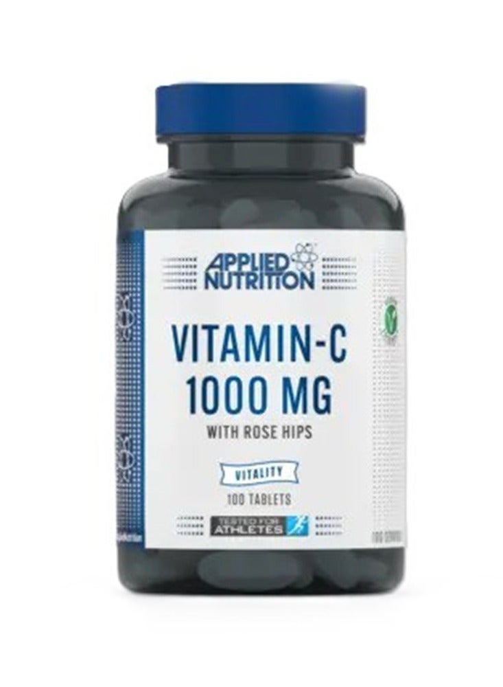 APPLIED NUTRITION VITAMIN-C 1000MG WITH ROSE HIPS 100 TABLETS