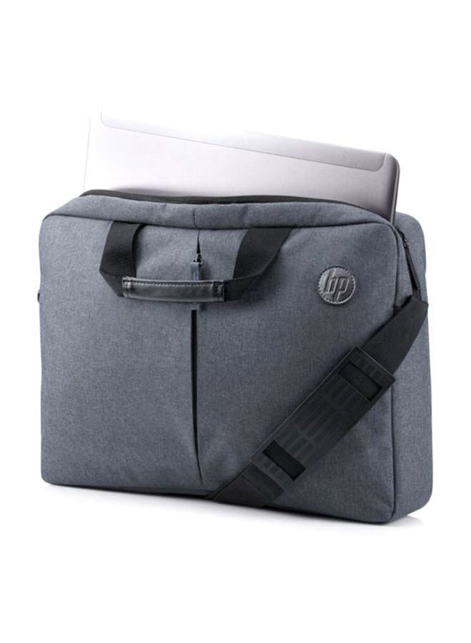 Value Top Load Carrying Case For 15.6-Inch Laptop Grey