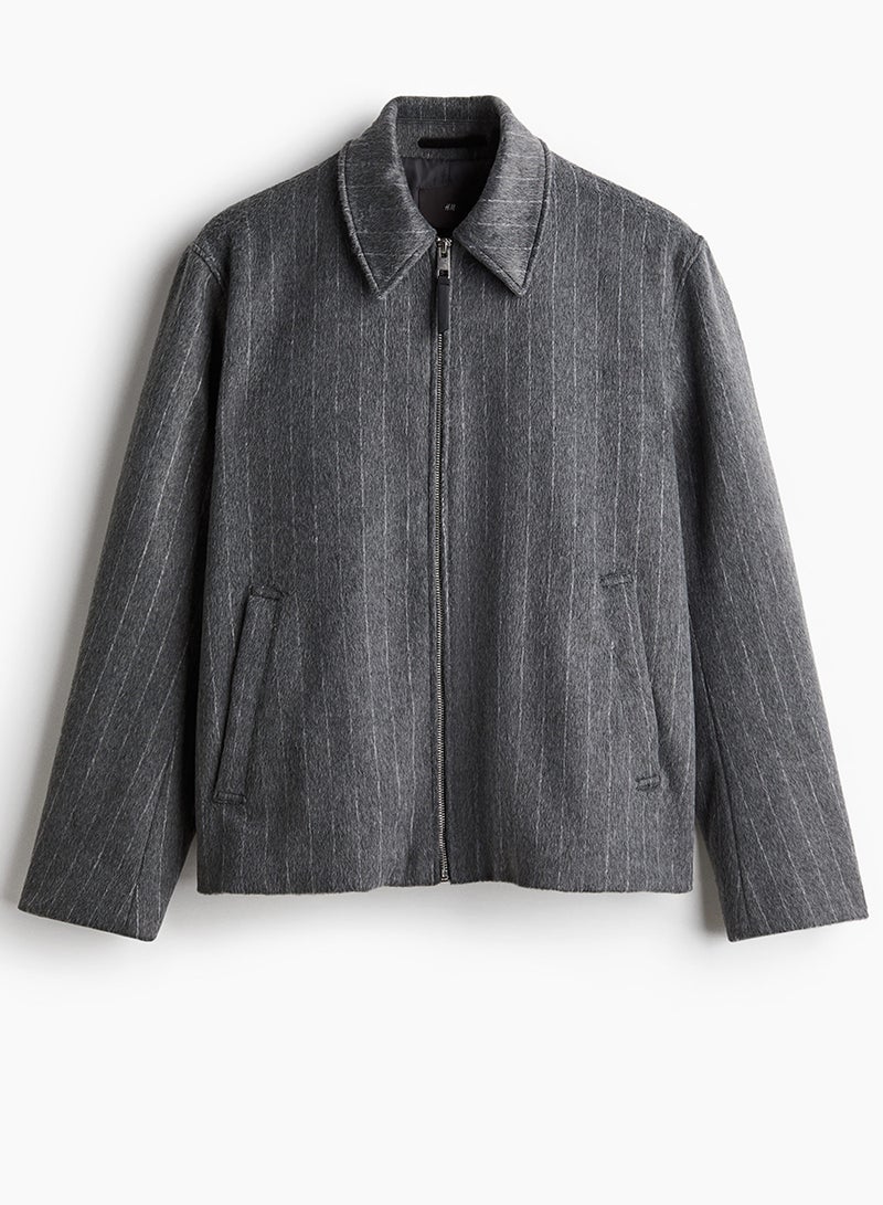 Regular Fit Wool-Blend Jacket