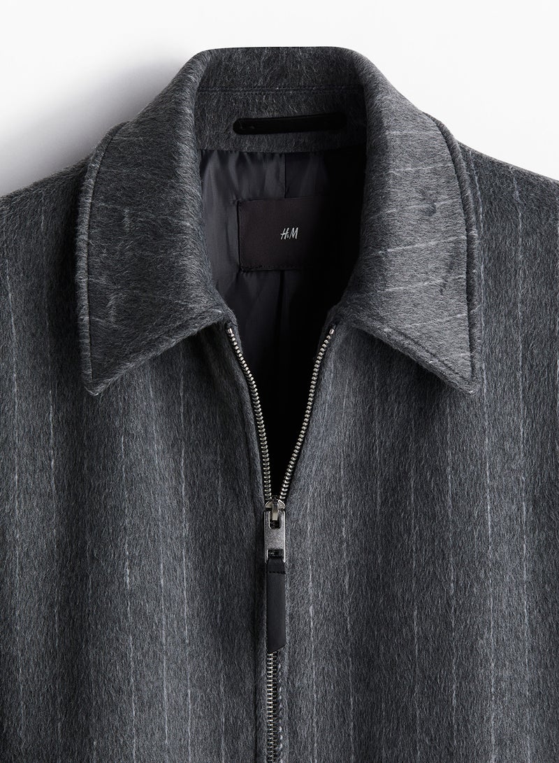 Regular Fit Wool-Blend Jacket