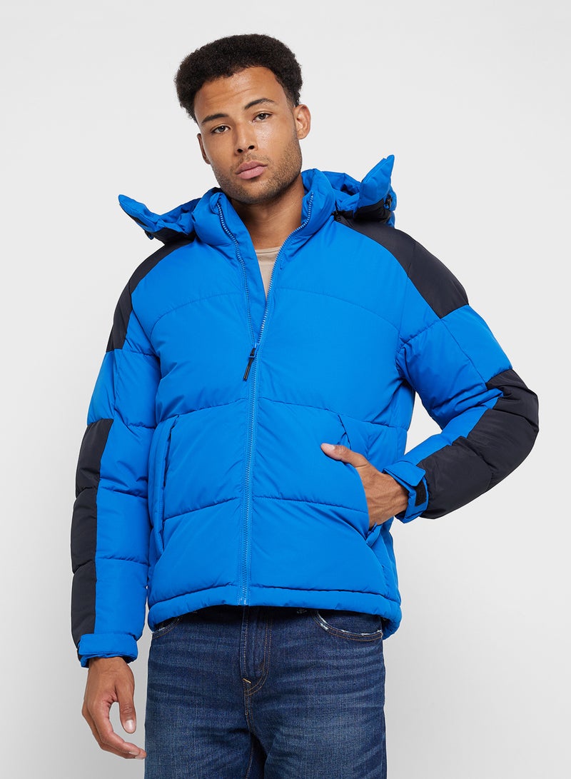 Zip Through Puffer Jacket